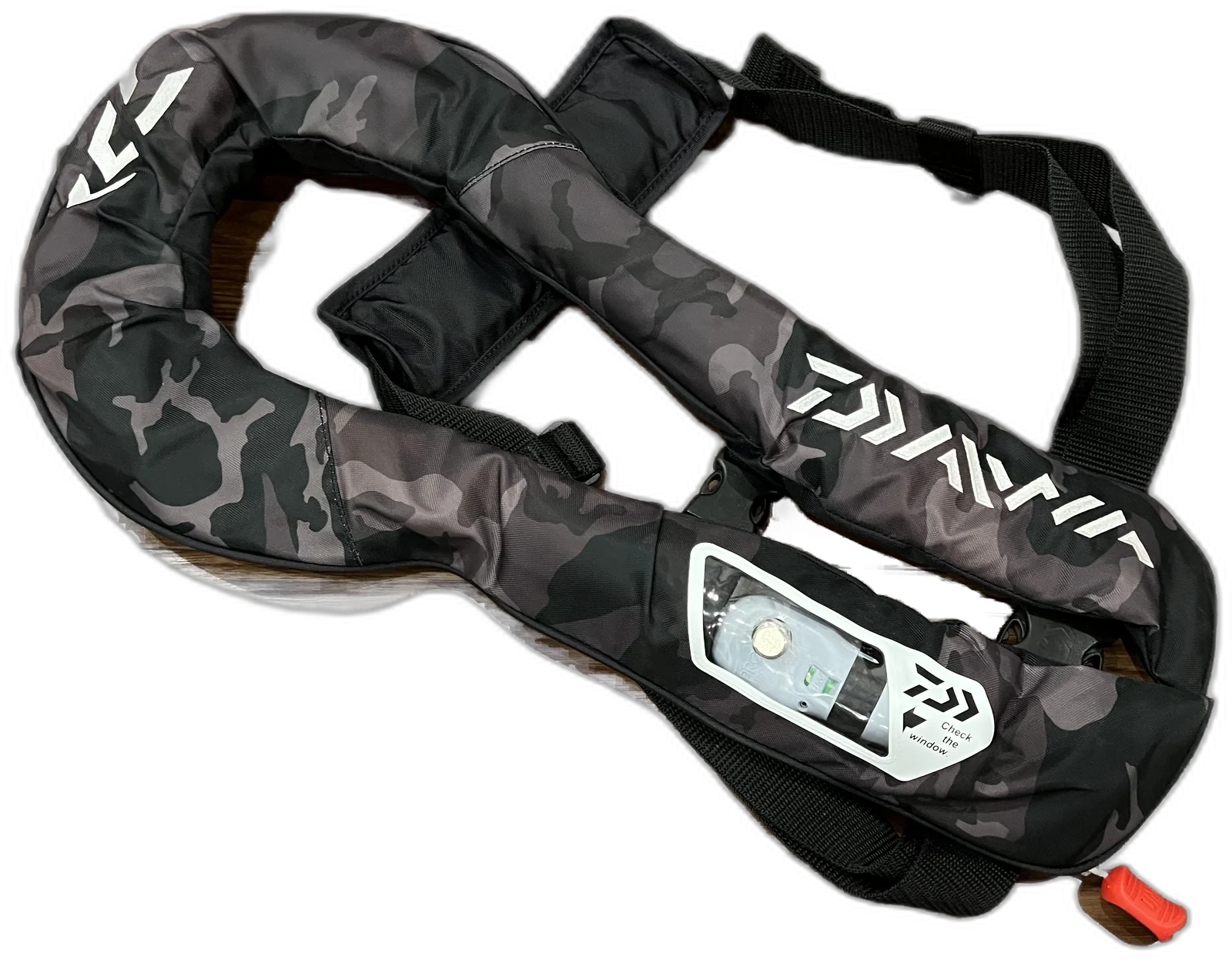 DAIWA DF-2021 Washable Life Jacket Black Camo