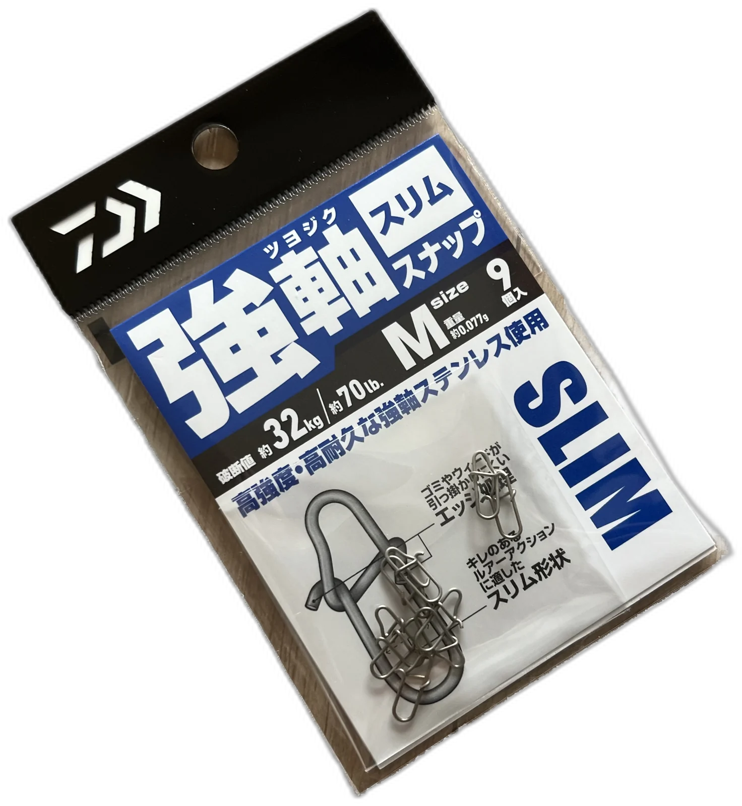 DAIWA 強軸スナップ スリム M