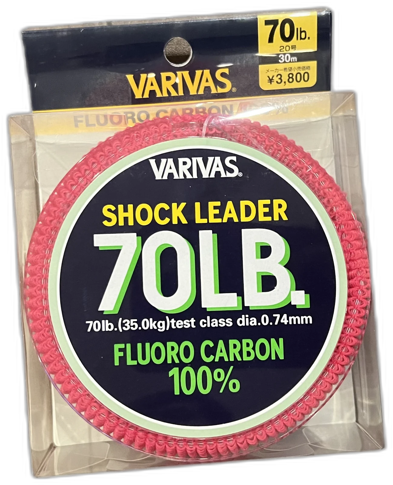 VARIVAS ショックリーダー フロロカーボン 70lb(20号)/80lb